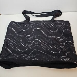 Victoria's Secret Pink Large Zip Tote Shoulder Bag Overnight Bag
